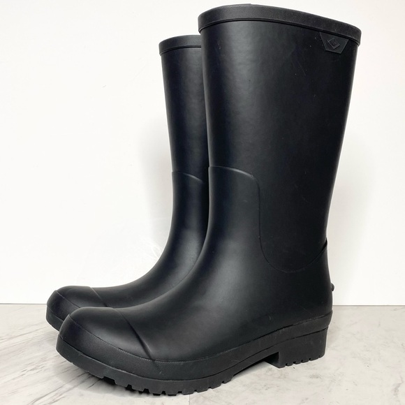 Sperry Matte Black Rain Boot 5 1/2 - Picture 1 of 12